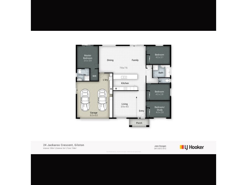 24 Jackaroo Crescent, Gilston QLD 4211 Floorplan