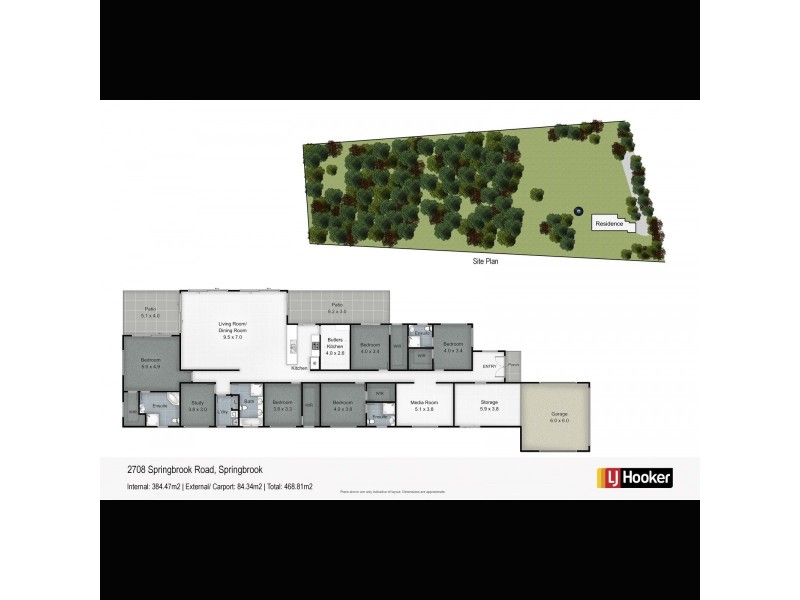 2708 Springbrook Road, Springbrook QLD 4213 Floorplan