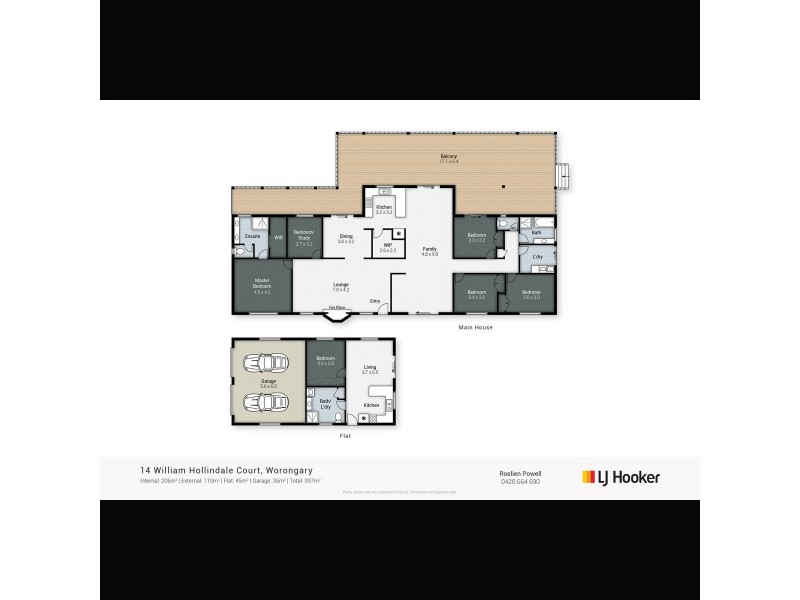 14 William Hollindale Court, Worongary QLD 4213 Floorplan