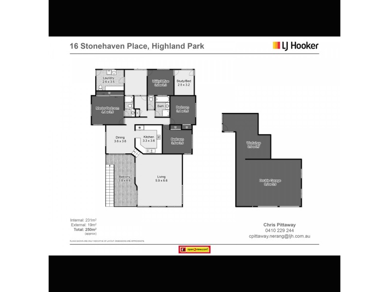 16 Stonehaven Place, Highland Park QLD 4211 Floorplan