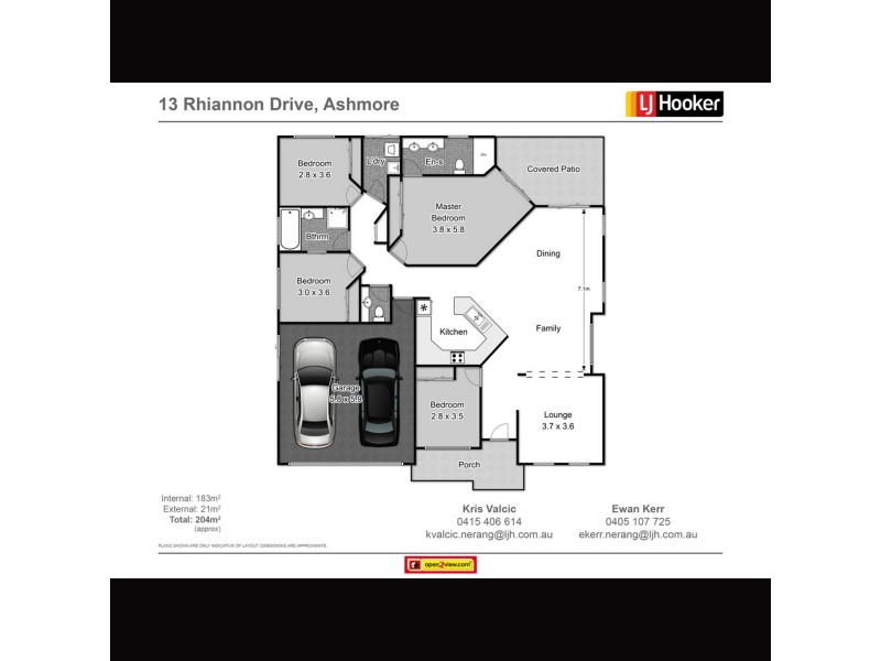 13 Rhiannon Drive, Ashmore QLD 4214 Floorplan