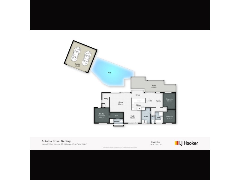 5 Koola Drive, Nerang QLD 4211 Floorplan