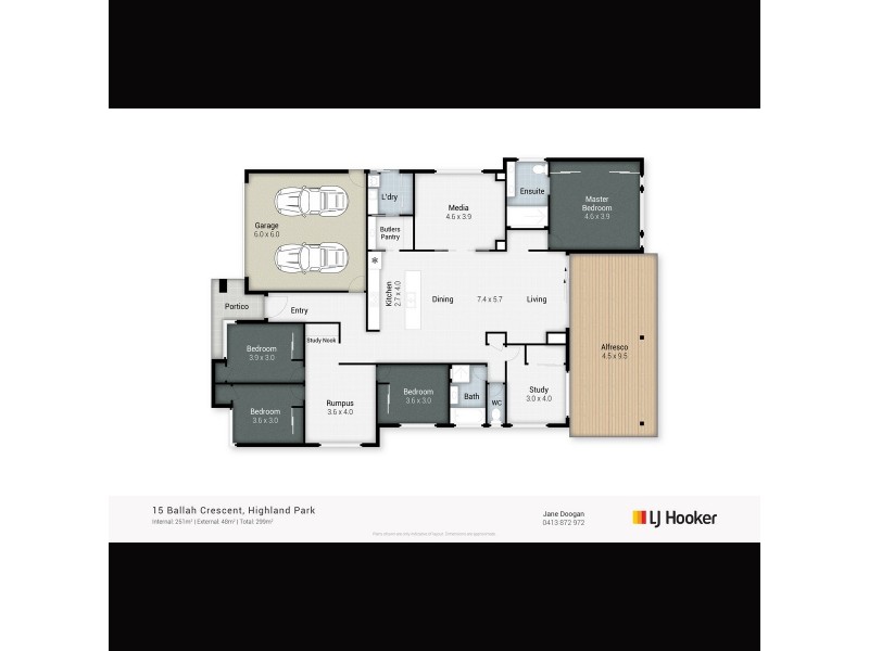15 Ballah Crescent, Highland Park QLD 4211 Floorplan