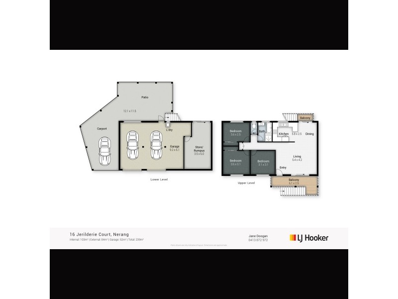 16 Jerilderie Court, Nerang QLD 4211 Floorplan