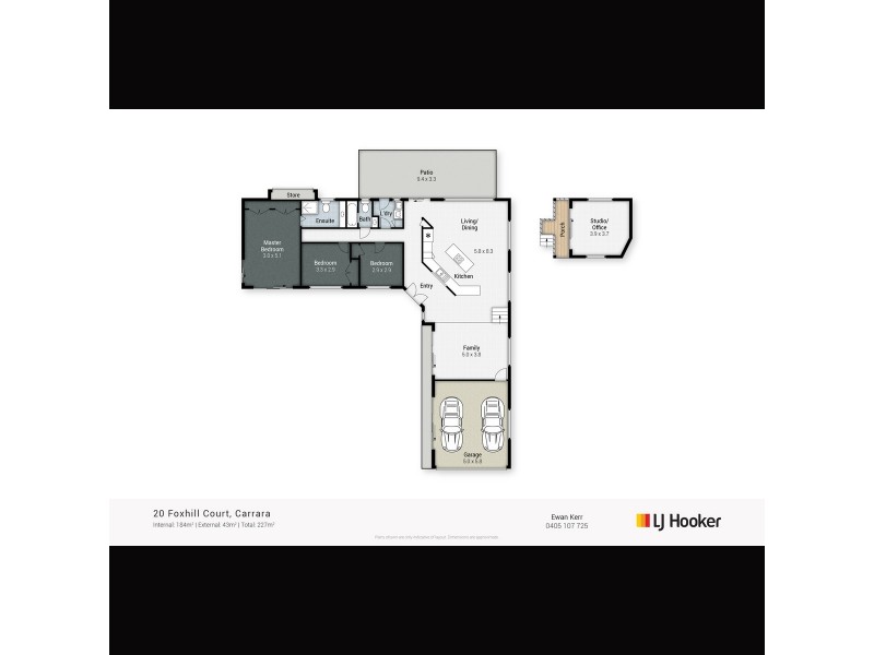 20 Foxhill Court, Carrara QLD 4211 Floorplan