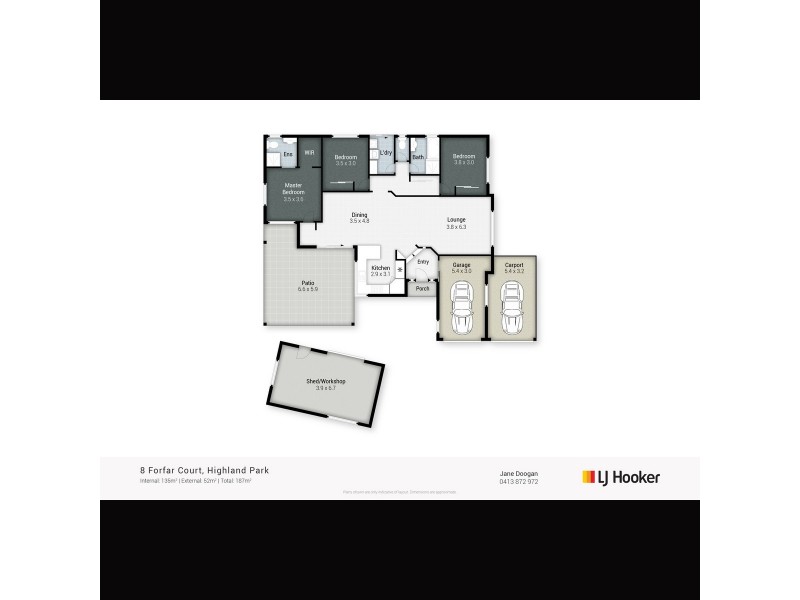 8 Forfar Court, Highland Park QLD 4211 Floorplan