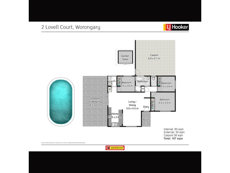 2 Lovell Court, Worongary QLD 4213 Floorplan
