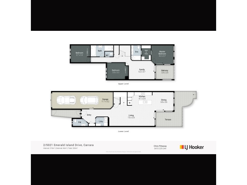 2/5021 Emerald Island Drive, Carrara QLD 4211 Floorplan