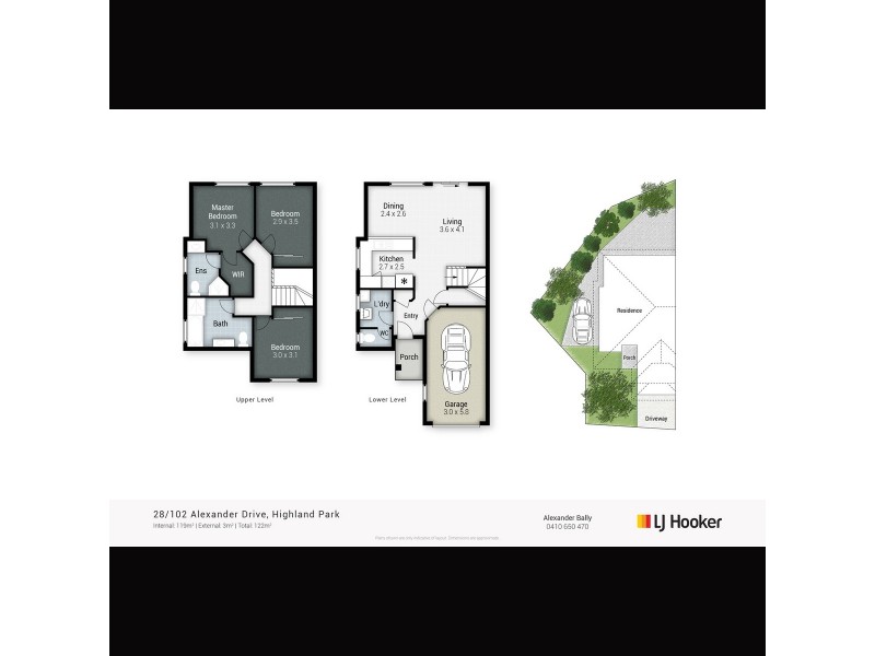 28/102 Alexander Drive, Highland Park QLD 4211 Floorplan