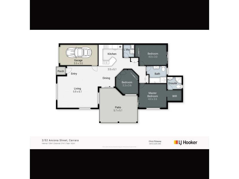 2/52 Ancona Street, Carrara QLD 4211 Floorplan
