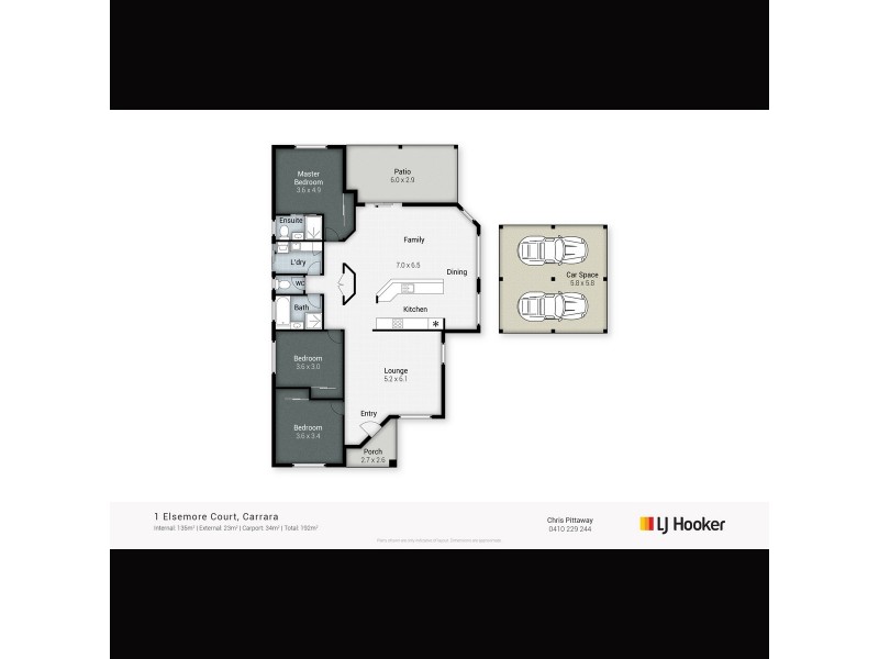 1 Elsemore Court, Carrara QLD 4211 Floorplan