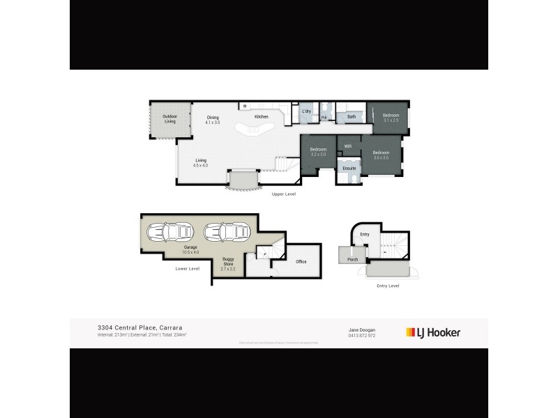 3304 Central Place, Carrara QLD 4211 Floorplan