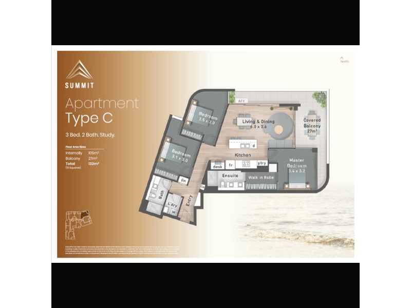 704/110 Frank Street, Labrador QLD 4215 Floorplan