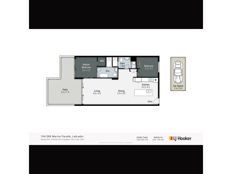 104/388 Marine Parade, Labrador QLD 4215 Floorplan