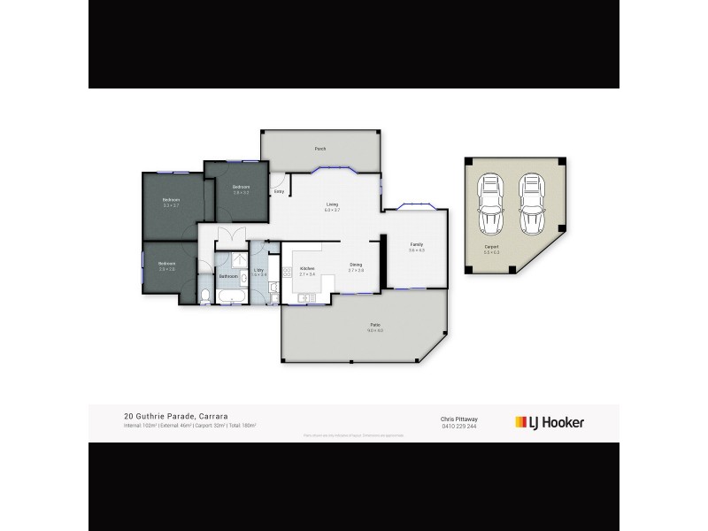 20 Guthrie Parade, Carrara QLD 4211 Floorplan