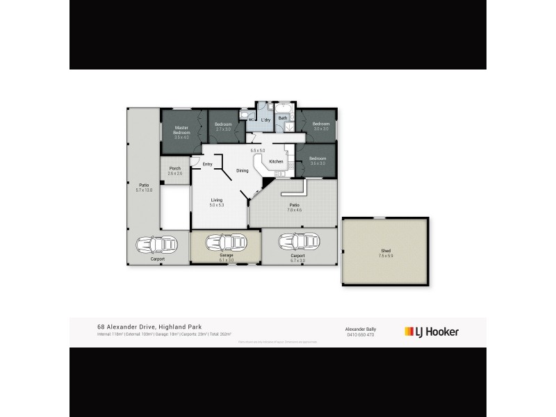68 Alexander Drive, Highland Park QLD 4211 Floorplan