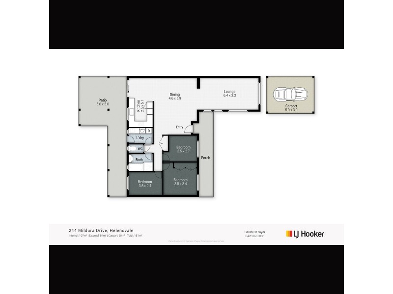 244 Mildura Drive, Helensvale QLD 4212 Floorplan