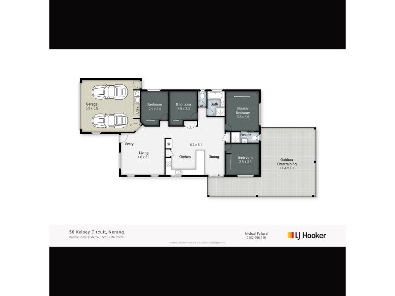56 Kelsey Circuit, Nerang QLD 4211 Floorplan