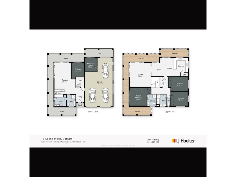 18 Sacha Place, Carrara QLD 4211 Floorplan