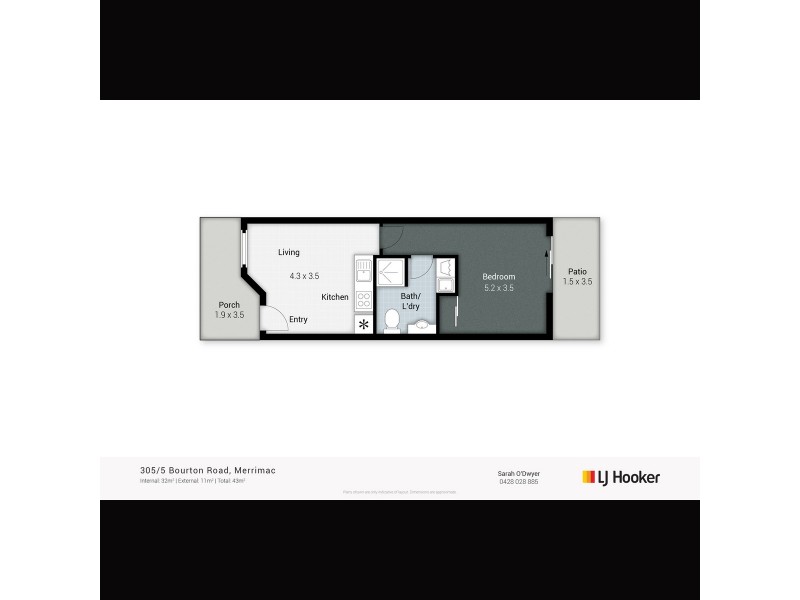 305/5 (Unit 33 Bourton Road, Merrimac QLD 4226 Floorplan