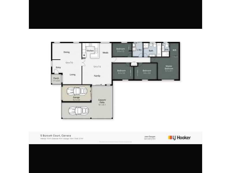 5 Burcott Court, Carrara QLD 4211 Floorplan