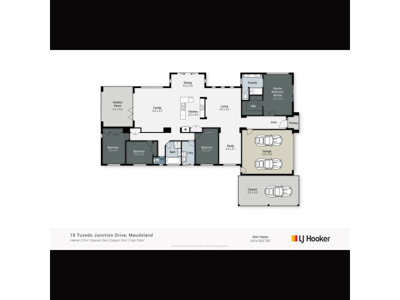 19 Tuxedo Junction Drive, Maudsland QLD 4210 Floorplan