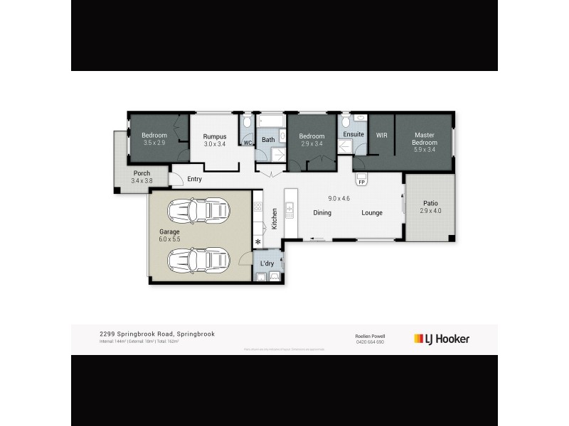 2299 Springbrook Road, Springbrook QLD 4213 Floorplan
