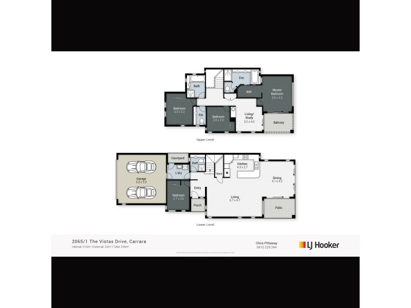 2065/1 The Vistas Drive, Carrara QLD 4211 Floorplan
