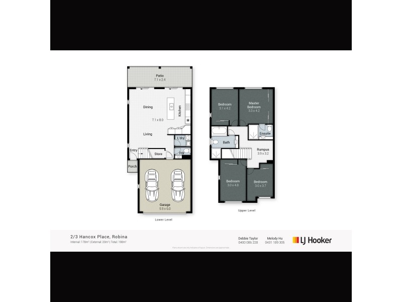 2/3 Hancox Place, Robina QLD 4226 Floorplan