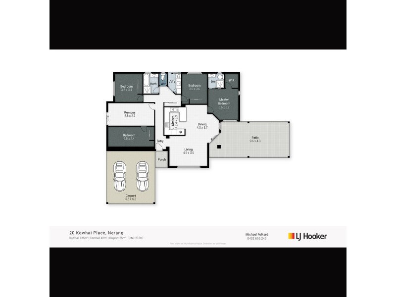 20 Kowhai Place, Nerang QLD 4211 Floorplan
