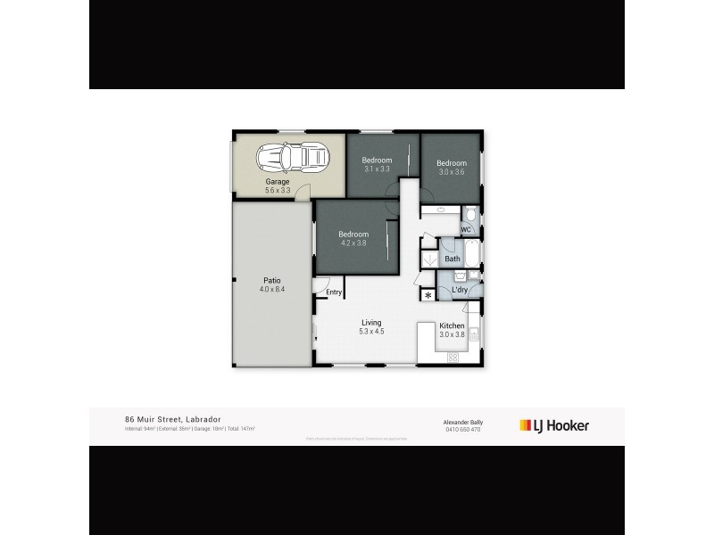 86 Muir Street, Labrador QLD 4215 Floorplan