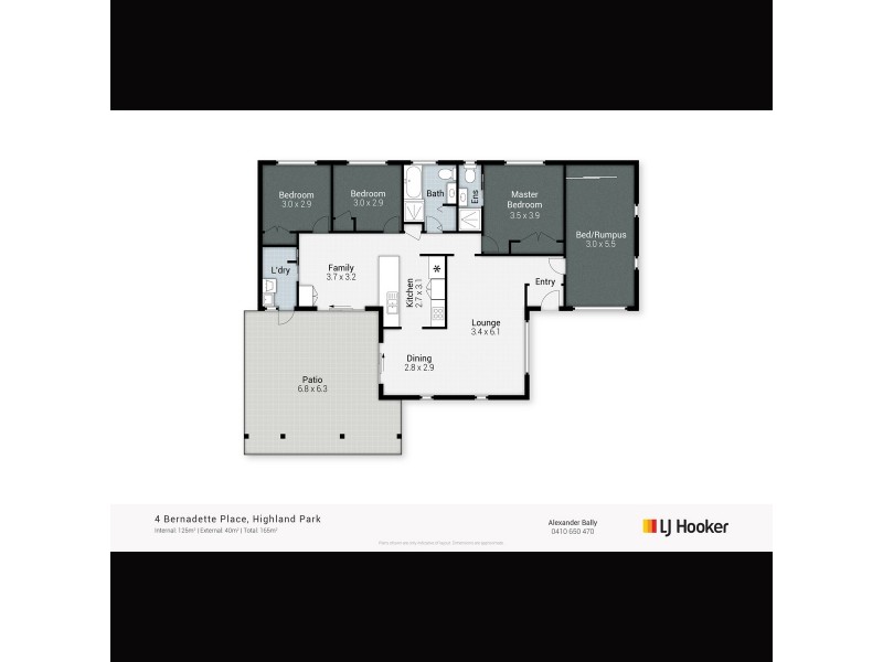 4 Bernadette Place, Highland Park QLD 4211 Floorplan