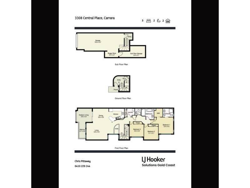 3308 Central Place, Carrara QLD 4211 Floorplan