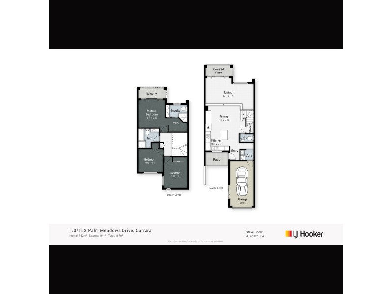 120/152 Palm Meadows Drive, Carrara QLD 4211 Floorplan