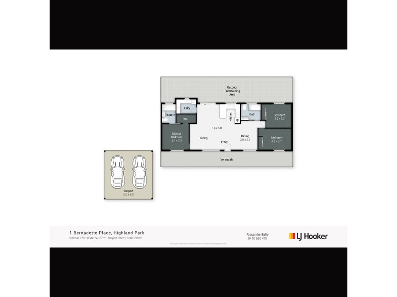 1 Bernadette Place, Highland Park QLD 4211 Floorplan