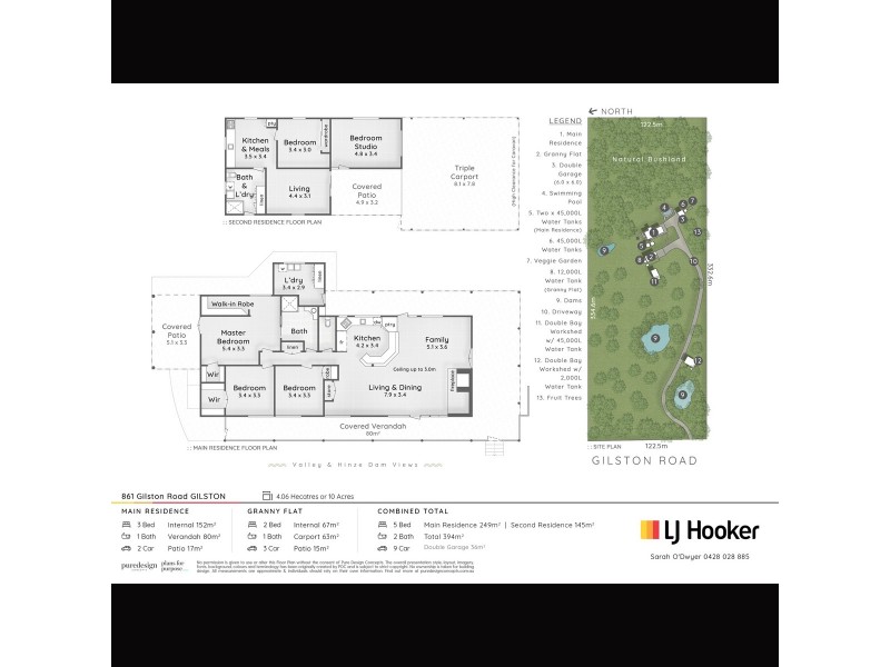 861 Gilston Road, Gilston QLD 4211 Floorplan