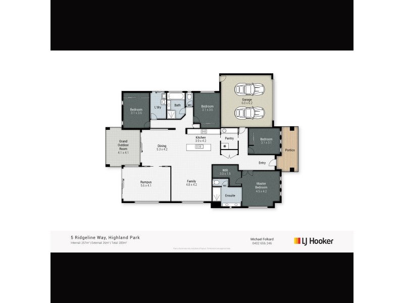 5 Ridgeline Way, Highland Park QLD 4211 Floorplan