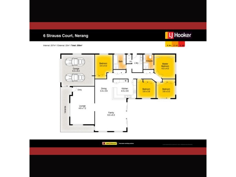 6 Strauss Court, Nerang QLD 4211 Floorplan