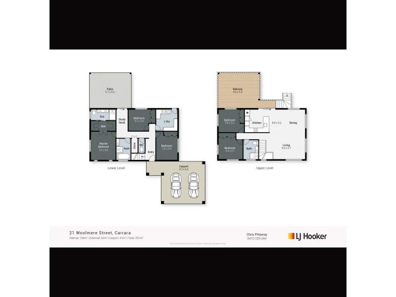 21 Woolmere Street, Carrara QLD 4211 Floorplan