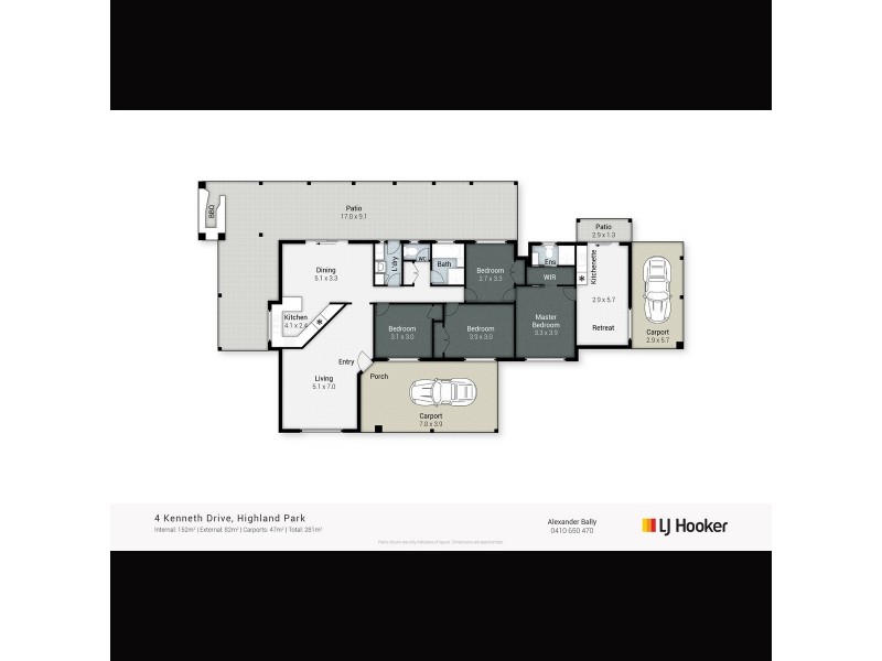 4 Kenneth Drive, Highland Park QLD 4211 Floorplan