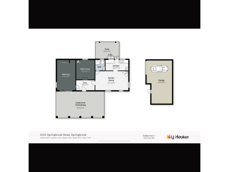 2223 Springbrook Road, Springbrook QLD 4213 Floorplan