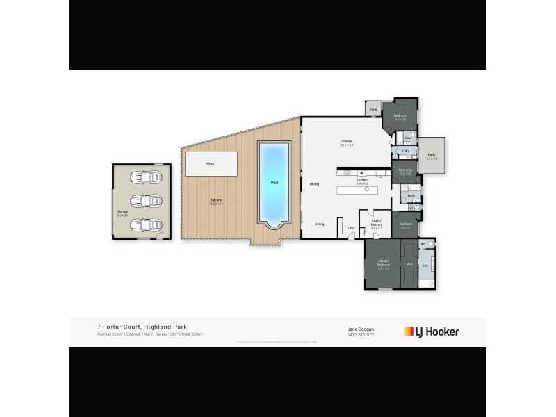 7 Forfar Court, Highland Park QLD 4211 Floorplan