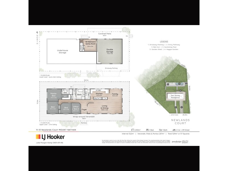 11-13 Newlands Court, Mount Nathan QLD 4211 Floorplan