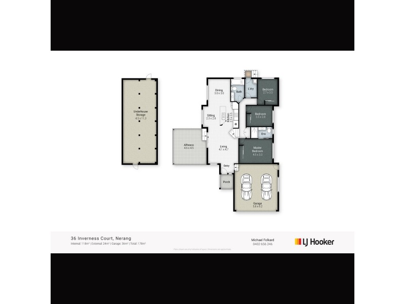 36 Inverness Court, Nerang QLD 4211 Floorplan