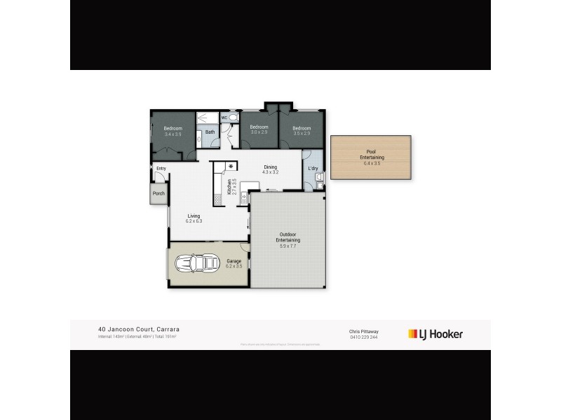 40 Jancoon Court, Carrara QLD 4211 Floorplan