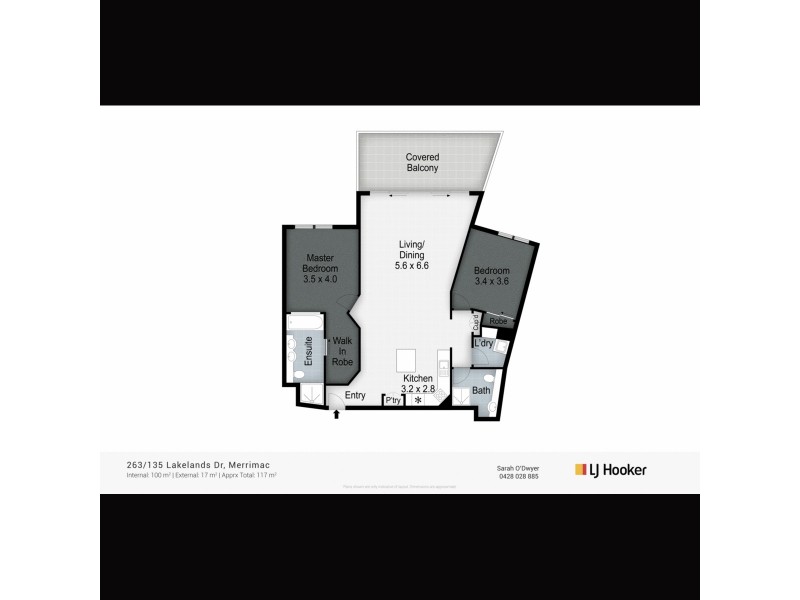 263/135 Lakelands Drive, Merrimac QLD 4226 Floorplan