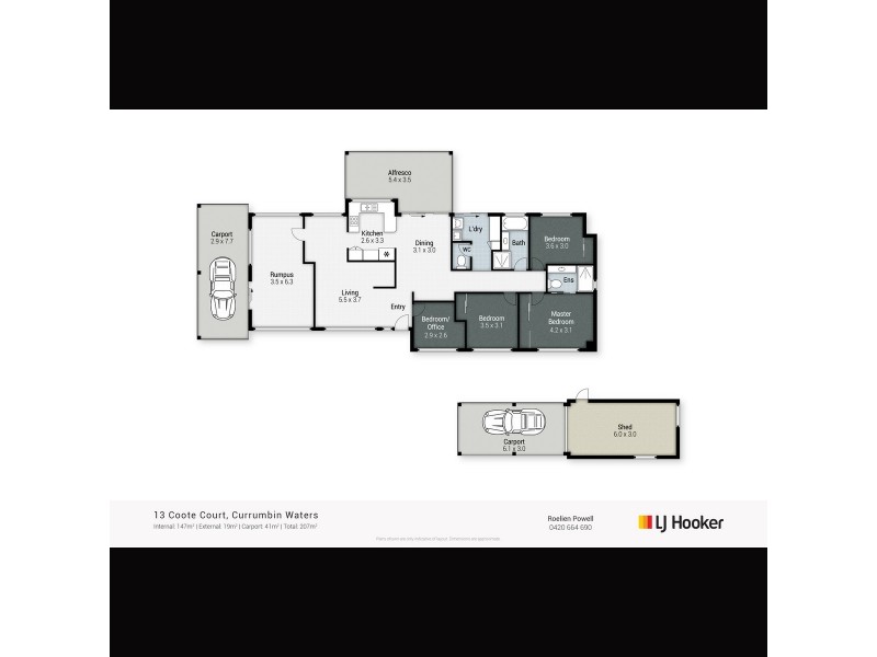 13 Coote Court, Currumbin Waters QLD 4223 Floorplan