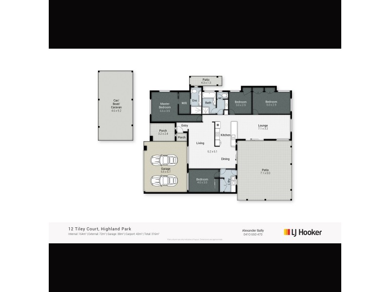 12 Tiley Court, Highland Park QLD 4211 Floorplan