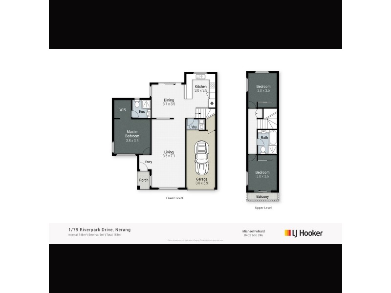 1/79 Riverpark Drive, Nerang QLD 4211 Floorplan