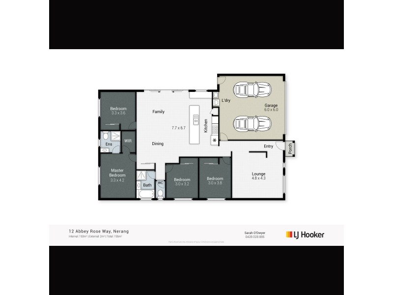 12 Abbey Rose Way, Nerang QLD 4211 Floorplan